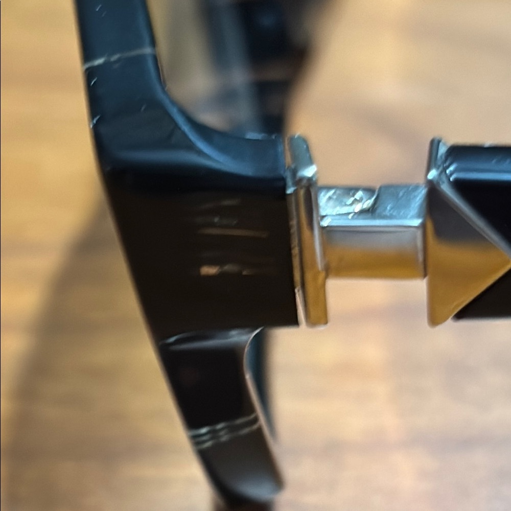 Prada Black Rectangular Glasses - Picture 5 of 7